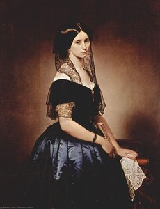 Portrait Of Antoniet Tarsis Basilico — Francesco Hayez