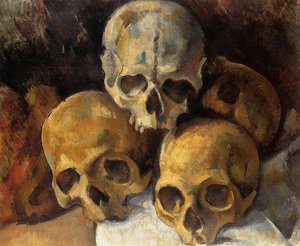 Pyramid Of Skulls — Paul Cézanne