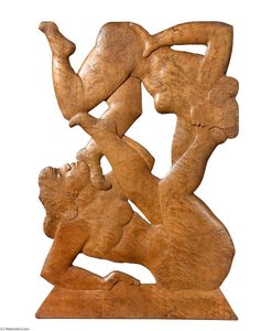 Acrobatic Performers — Chaim Gross