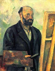 Self-portrait With Palette — Paul Cézanne