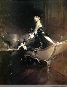 Consuelo, Duchess of Marlborough, with Her Son Ivor Spencer-Churchill