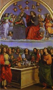 Coronation Of The Virgin — Raphael, High Renaissance