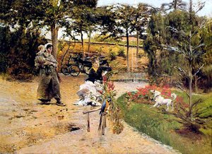 In The Garden — Giovanni Boldini