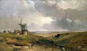 Windmill At Sheringham, Norfolk — Henry Bright