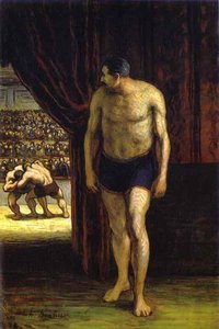 The Wrestler — Honoré Daumier