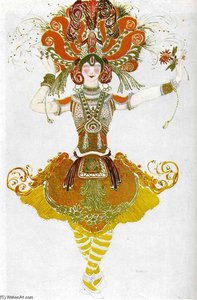 The Firebird, Costume For Tamara Karsavina — Léon Bakst