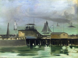 The Jetty At Boulogne — Édouard Manet