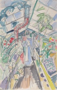 In The Greenhouse — Ernst Ludwig Kirchner