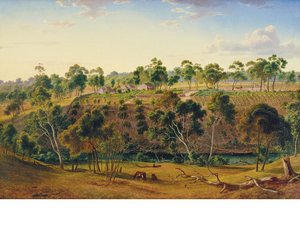 The Farm Of Mr Perry On The Yarra