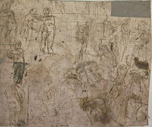 Study For The Triumph Of Mordecai And The Coronation Of Esther — Paolo Veronese