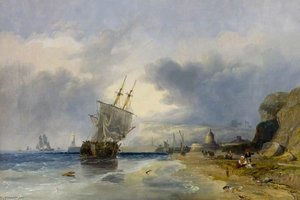 Whitby, From The North — Clarkson Frederick Stanfield