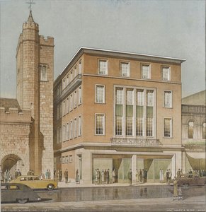 Dingle’s Department Store, Exeter — Cyril Arthur Farey, Contemporary Realism