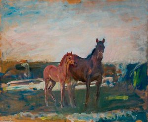 A Mare And Foal — Sir Alfred James Munnings