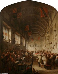 The Court Dinner At Cotehele