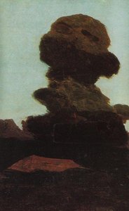 Tree Against The Evening Sky — Arkhip Ivanovich Kuindzhi, Luminism