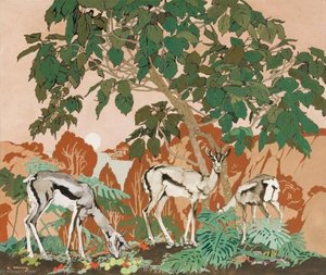 Gazelles Of North Africa — Léon Cauvy