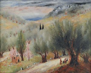 Landscape Of Galilee, (1940s) — Reuven Rubin