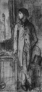 Portrait Of Degas In Florence — Gustave Moreau