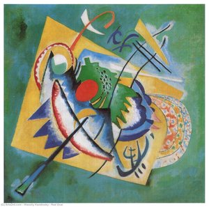 Red Oval — Wassily Wassilyevich Kandinsky, Abstract Expressionism