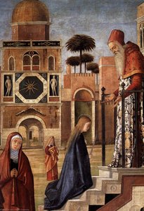 The Presentation Of The Virgin (detail) — Vittore Carpaccio