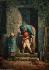 Maternal Care — Jean-françois Millet
