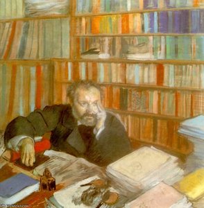 Portrait Of Edmond Duranty — Edgar Degas, Impressionistic Realism
