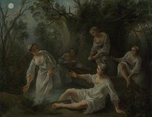 The Four Times Of Day Evening — Nicolas Lancret
