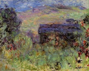 The House Seen Through The Roses — Claude Monet