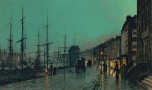 Shipping On The Clyde — John Atkinson Grimshaw