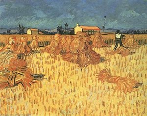Recoltes En Provence — Vincent Willem Van Gogh, Post-impressionism
