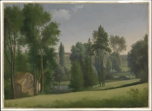 View In A Park — Alexandre-hyacinthe Dunouy