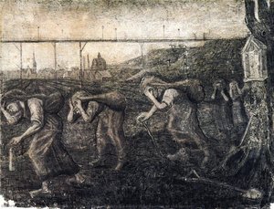 Miners Women Carrying Sacks (the Bearers Of The Burden) — Vincent Willem Van Gogh