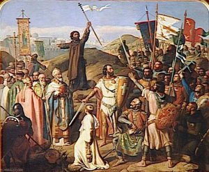 PROCESSION DES CROISES AUTOUR DE JERUSALEM.14 JUILLET 1099
