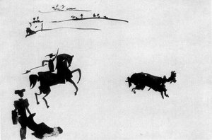 Citando Al Toro Con El Rejón — Pablo Picasso