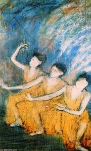 Three Dancers — Edgar Degas