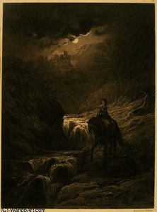 The Moonlight Ride — Paul Gustave Doré