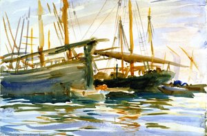 Shipping, Venice — John Singer Sargent