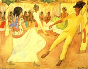 Zandunga, Tehuantepec Dance — Diego Rivera, Realism
