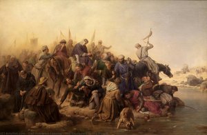 The Crusaders In The Desert — Carl Friedrich Lessing