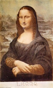 L.h.o.o.q, Mona Lisa With Moustache — Marcel Duchamp, Dadaism