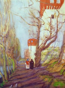 Near The Novodevichy Monastery In Spring — Konstantin Yuon