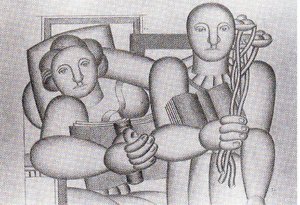 Learning To Read — Fernand Léger