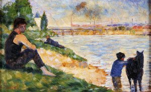The Black Horse — Georges Seurat
