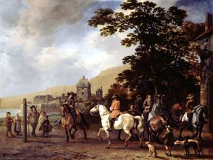 A Riding School in the Open Air