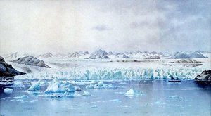 Muir Glacier, (painting) — Theodore J. Richardson