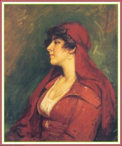 Lady In Red — Frank Duveneck