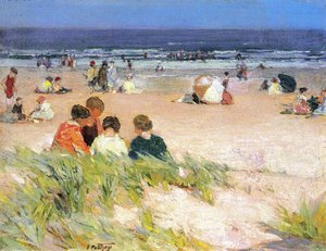 By The Shore — Edward Henry Potthast, Impressionism