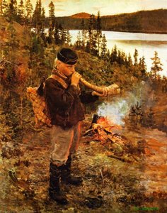 Shepherd Boy From Paanajärvi — Akseli Gallen-kallela