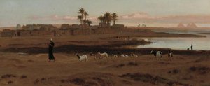 Leading The Flock — Frederick Goodall