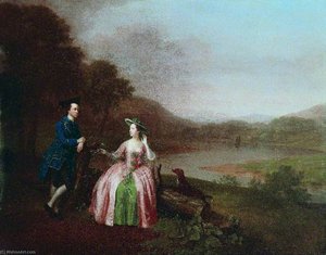 Sir George Strickland (1729–1808), and Lady Strickland of Boynton Hall, Bridlington